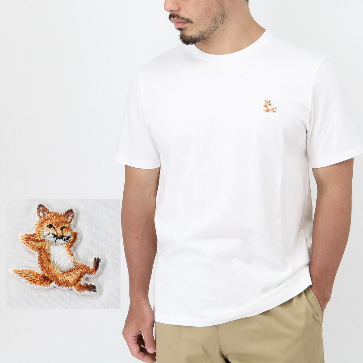 MAISON KITSUNE メゾン キツネ メンズTシャツ LM00110KJ0008 