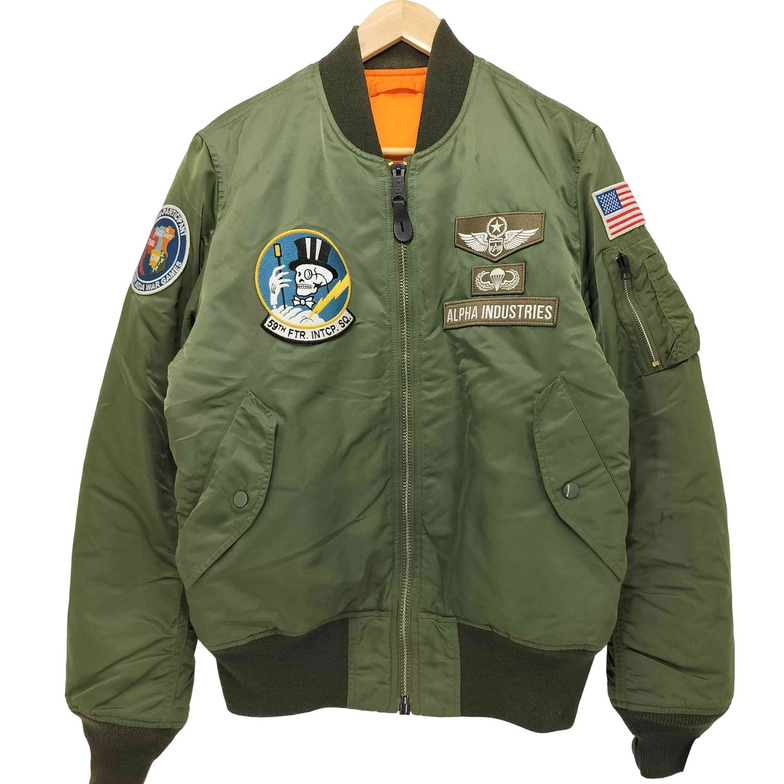 アルファインダストリーズ ALPHA INDUSTRIES MA-1 タイトフィット