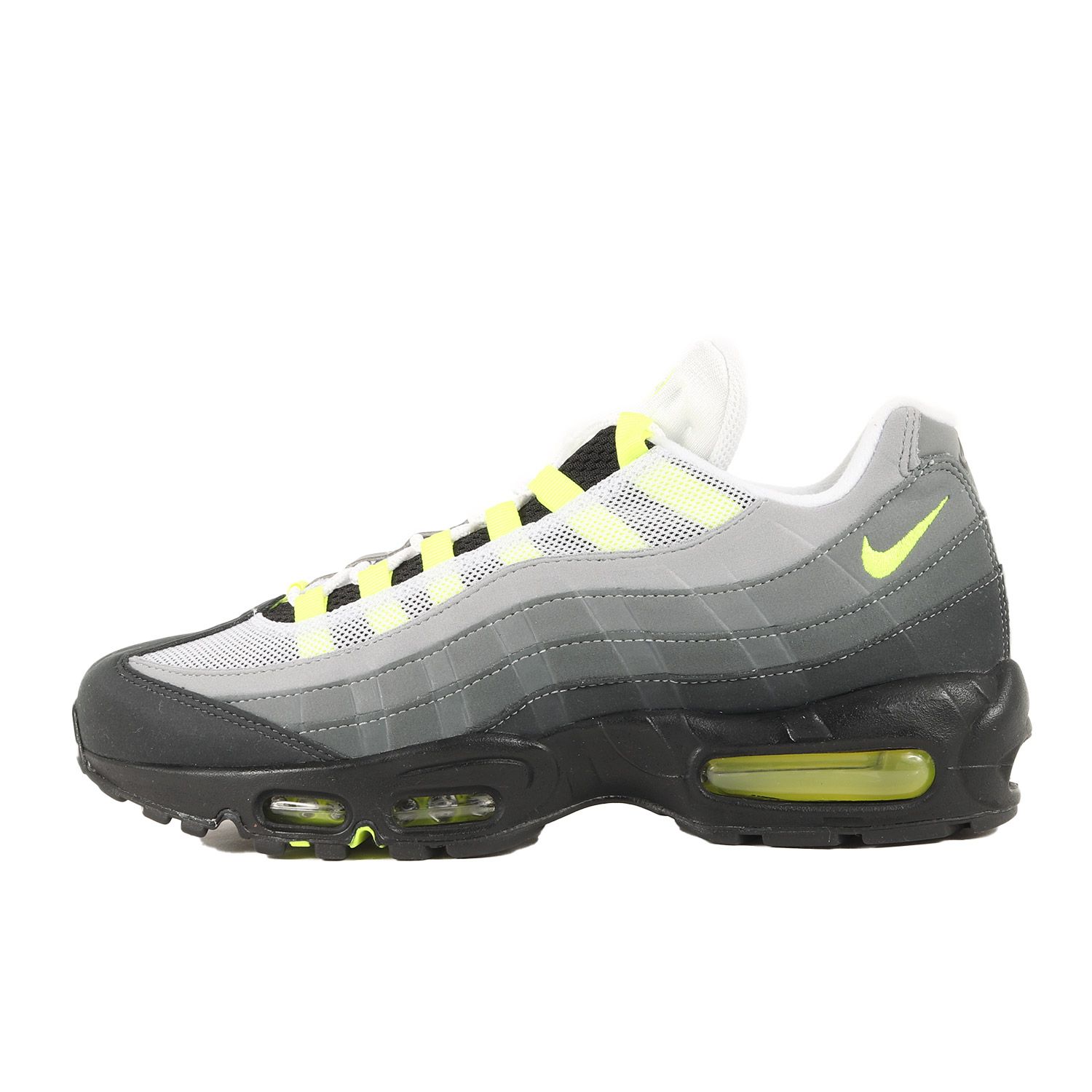 新品同様 NIKE ナイキ サイズ:28.0cm AIR MAX 95 OG NEON YELLOW 2020年製 / CT1689-001 エアマックス95 ブラック ネオンイエロー US10 ローカット スニーカー シューズ 靴【メンズ】