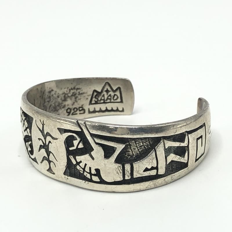 美品 SAAD サード ベア ココペリ バングル インディアンジュエリー 1