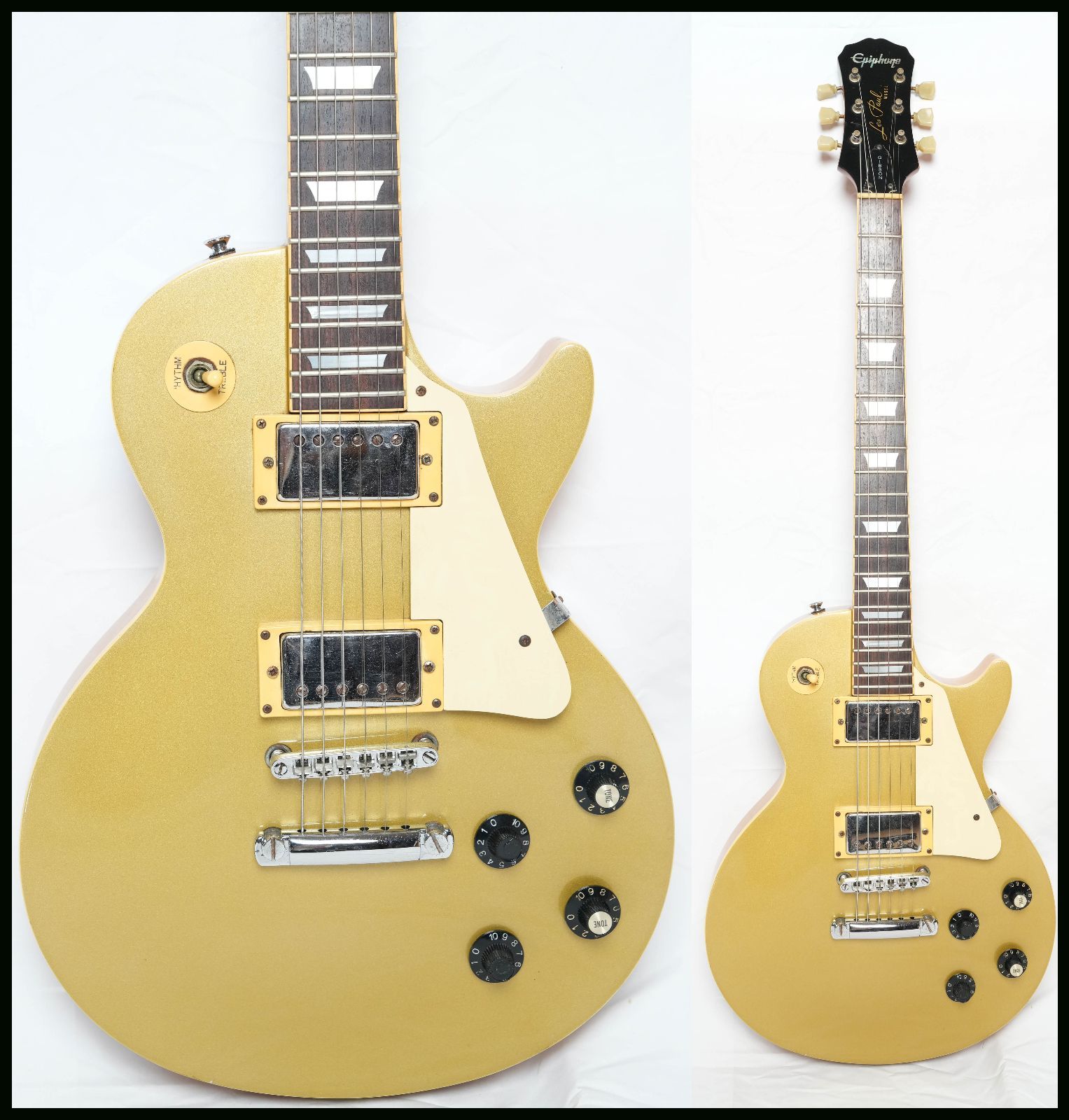 Epiphone Les Paul Standard 難あり ☆Epiphone by Gibson Les Paul Standard Gold Top 難あり メイプル