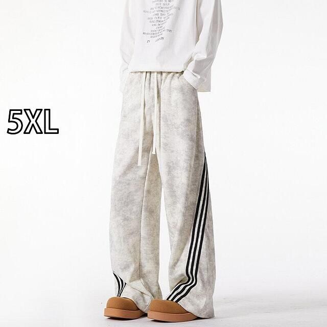 [5XL]春 コーデ メンズ 用 服 シンプル ファッション オシャレ 大人 かっこいい 大きいサイズ ストリート 紳士服 タイダイ柄 ダーティー ストライプ パンツ アメリカン ストリート ストレート 