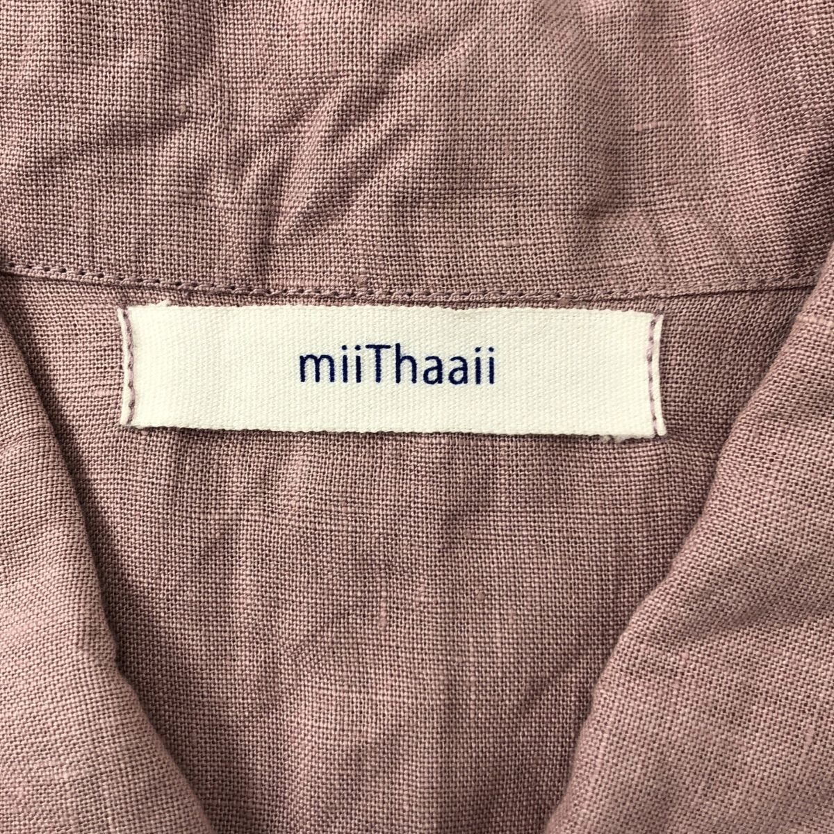 レディース miiThaaii ミーターイー リネン ジャンプスーツ