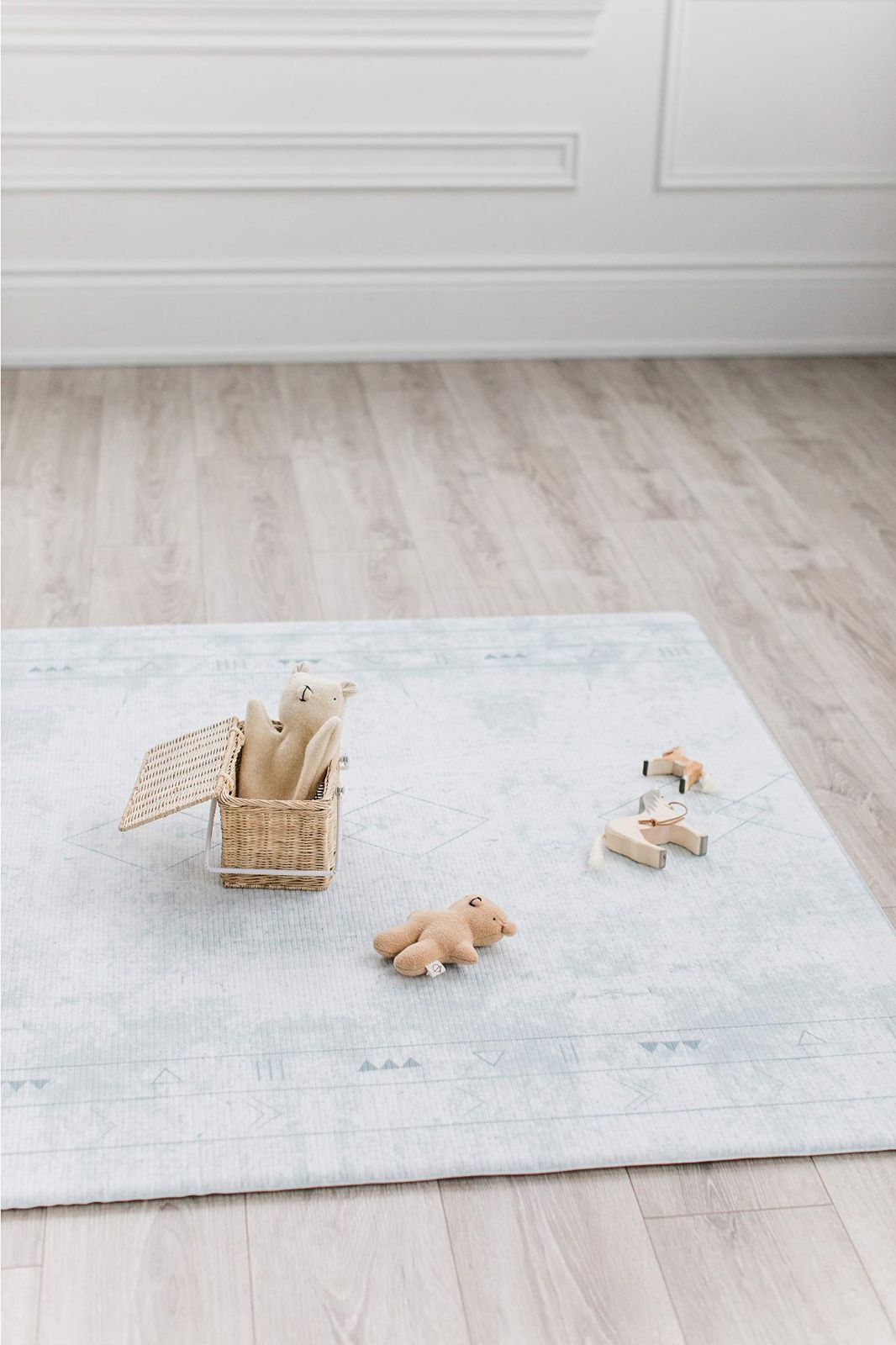 Little Bot Baby ベビープレーマット (禅線+三角形、大) LITTLE BOT