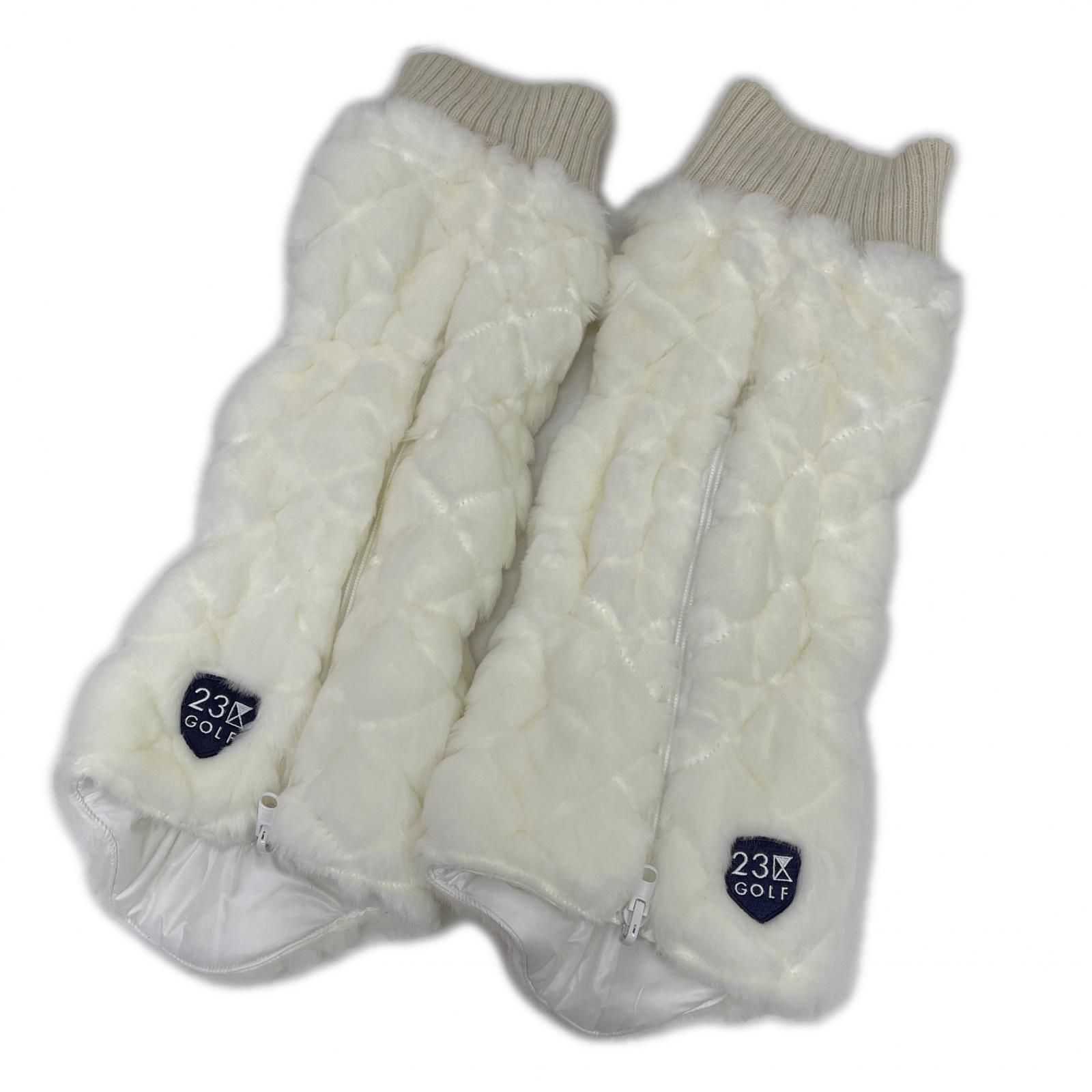 レディース 23区ゴルフ 23区GOLF レッグウォーマー ホワイト 白