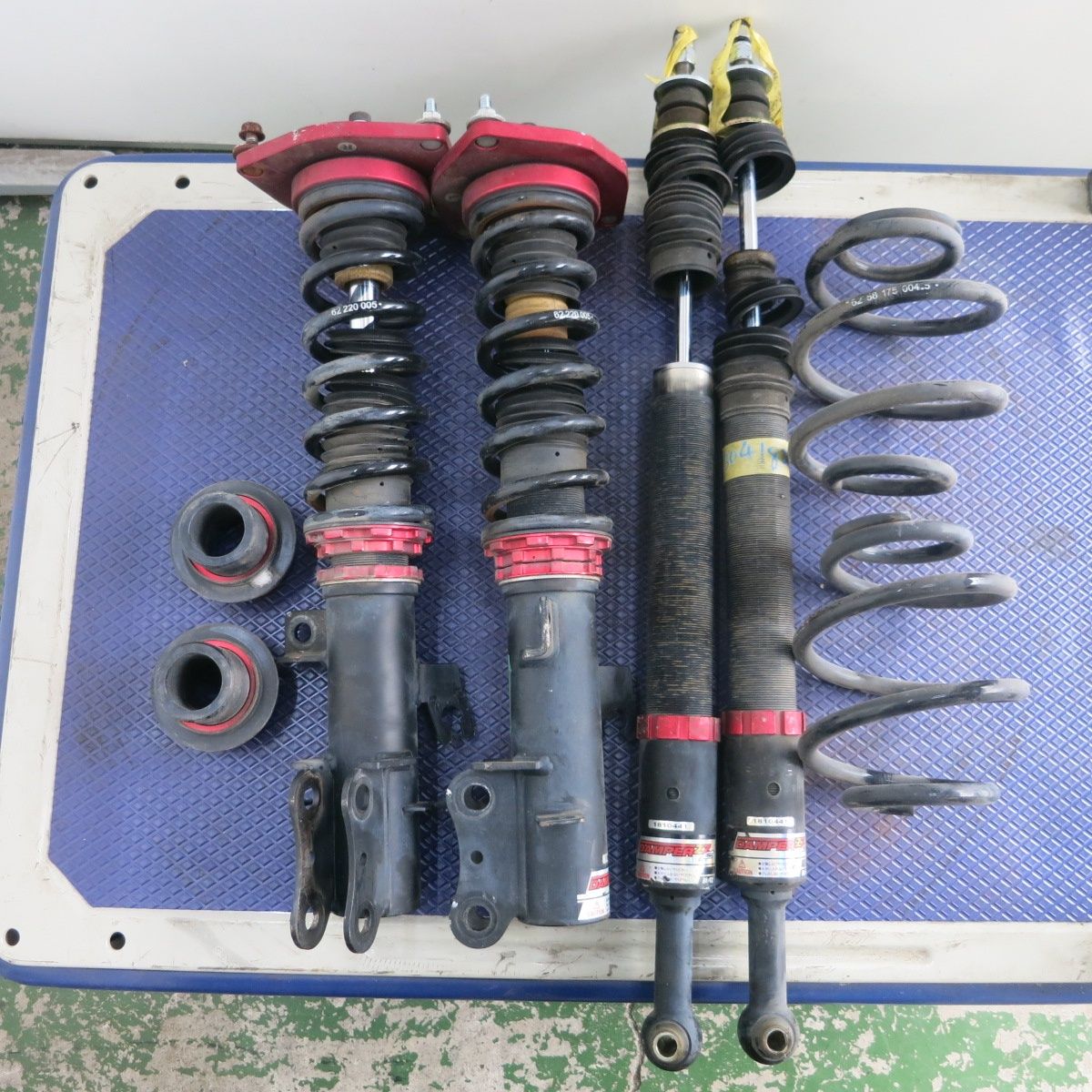 ◆リーフ ZE0 AZE0 ZE1 BLITZ サスペンション DAMPER ZZR 92462 車高調 ブリッツ ダンパー ZZ-R 現状品◆