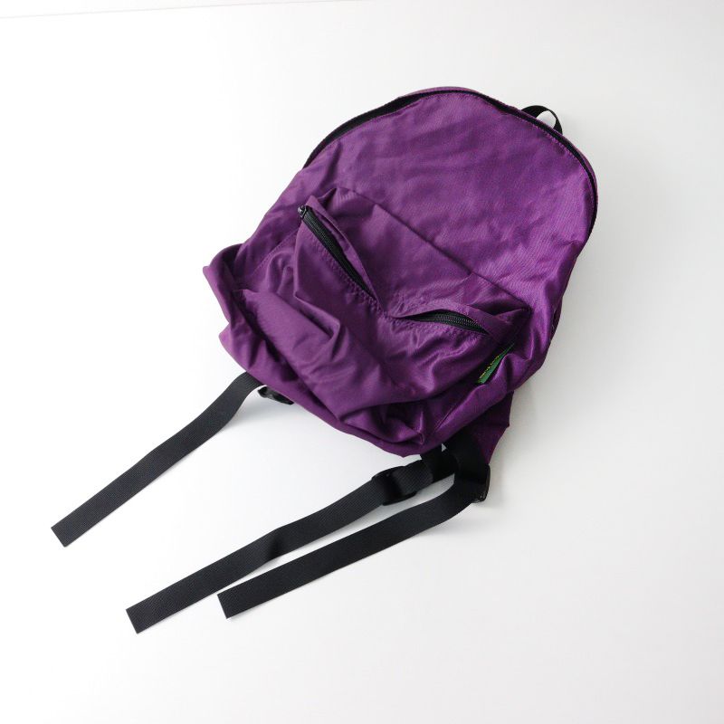 Herve Chapelierエルベシャプリエ978Nリュック☆パープル美品 エルベシャプリエ Herve Chapelier 978N ナイロンデイパック