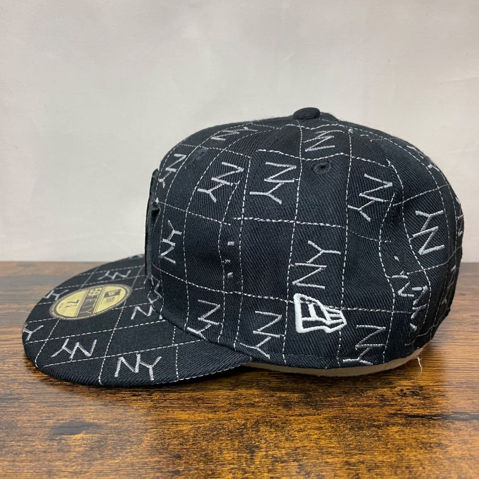 A-24 ニューエラ 59FIFTY NY モノグラム ヴィンテージ 3370-