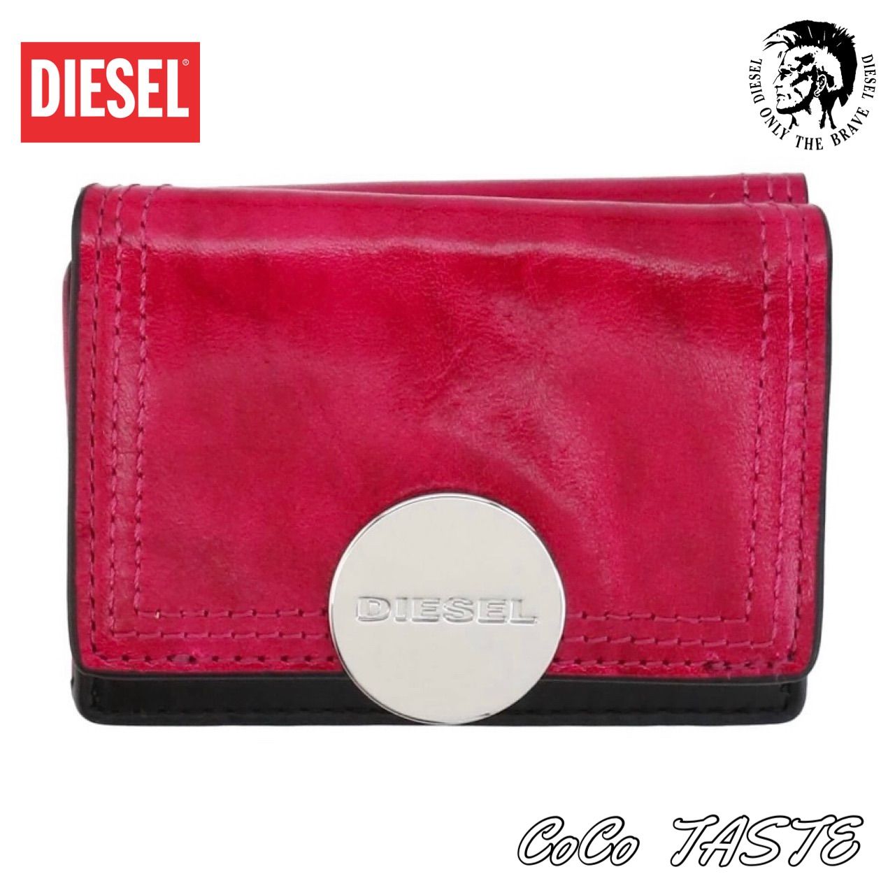 □新品タグ付正規品□DIESEL ディーゼル□ 折り財布□プレゼント□箱