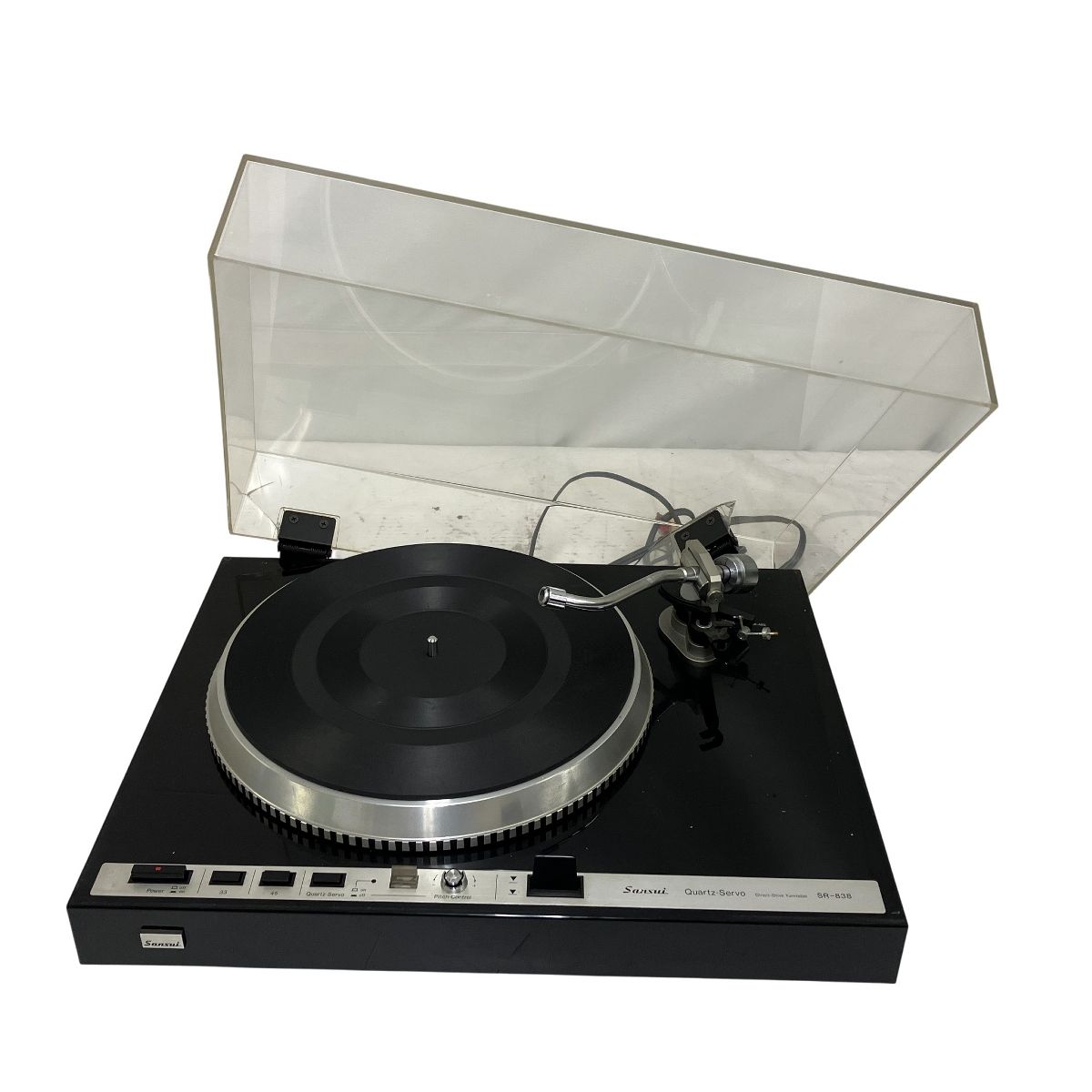 Sansui SR-838 サンスイ ダイレクトドライブ クォーツサーボ方式 ターンテーブル レコード プレーヤー ジャンク T10315148