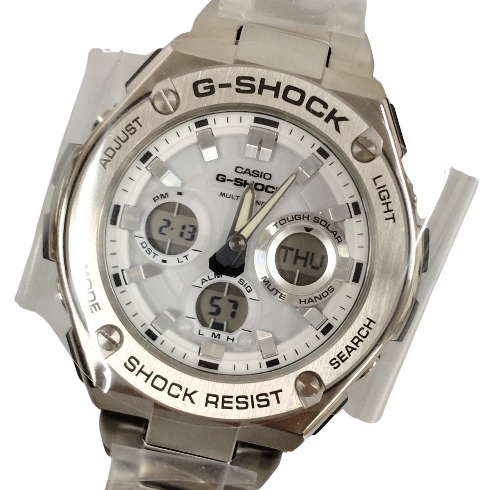 CASIO カシオ GST-W110D-7AJF Gショック ソーラー電波時計 メンズ 腕時計 シルバー 正規品 / C300