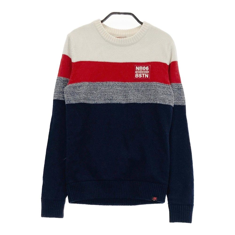 サイズ：0 NEW BALANCE GOLF ニューバランス  裏地付 ウール混 ニットセーター  ネイビー系 [240101193305] ゴルフウェア レディース ストスト