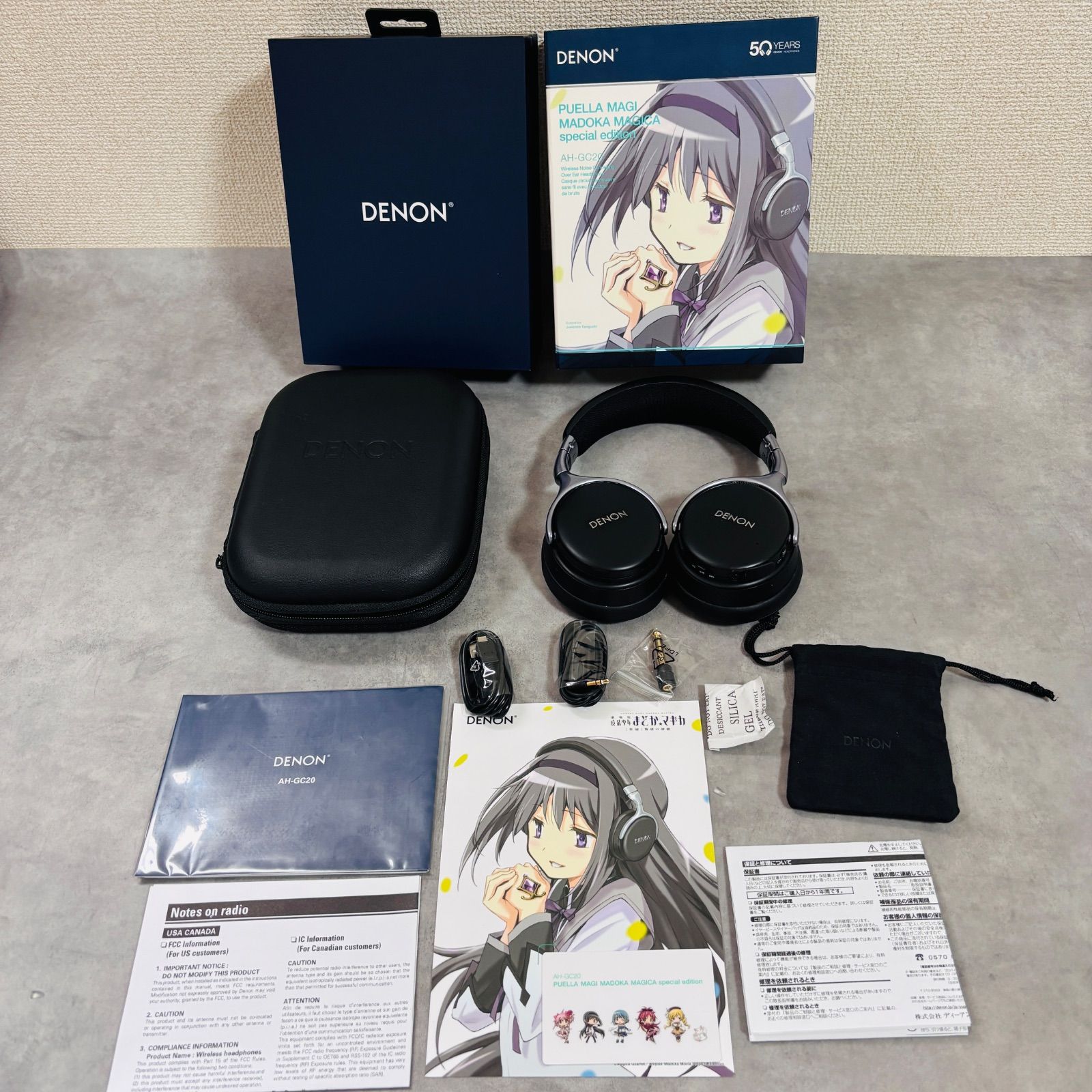 DENON　魔法少女まどか☆マギカ コラボ　ヘッドホン デノン、『まどか☆マギカ』とコラボした限定BT/NCヘッドホン
