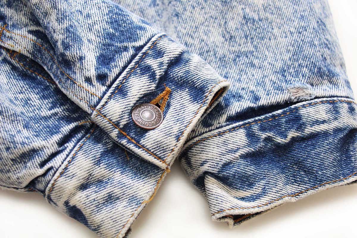 リーバイス　ビンテージデニムジャケット Levi's 80s USA製 Levi'sリーバイス 70506 ダメージ デニム