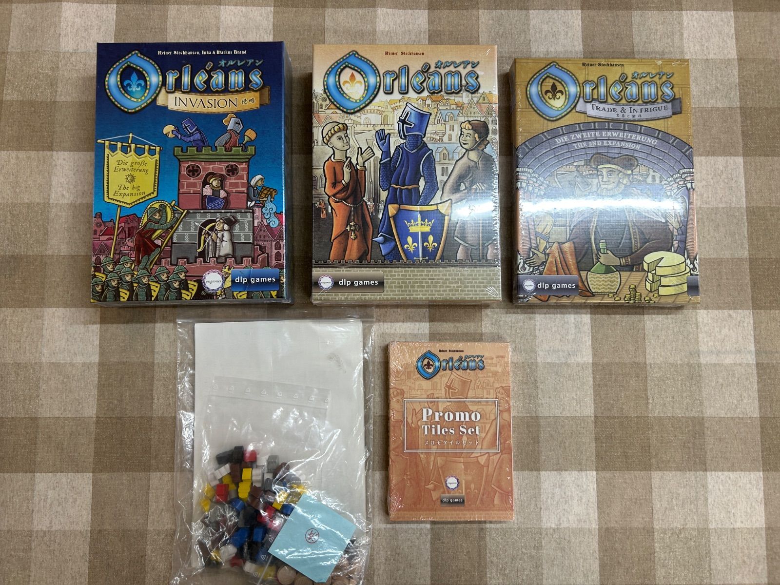 ☆ボードゲーム☆オルレアン日本語版5点セット/新品/未開封 ☆ボードゲーム☆オルレアン日本語版5点セット/新品/未開封