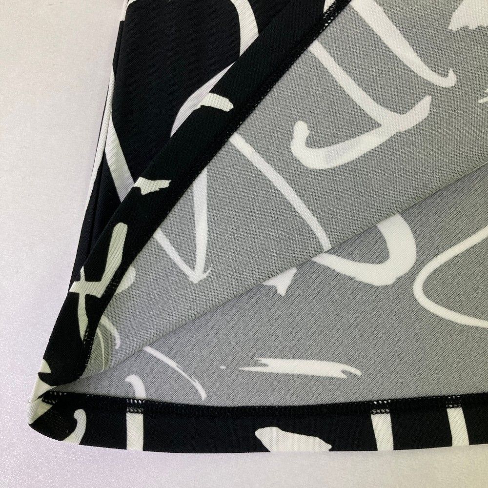 サイズ：L DESCENTE GOLF デサントゴルフ ノースリーブワンピース 総柄