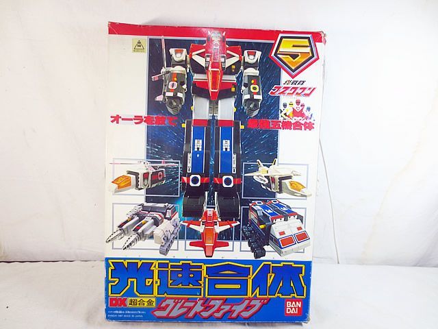 バンダイ DX超合金 光戦隊マスクマン 光速合体 グレートファイブ