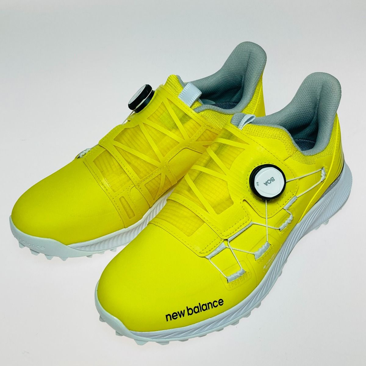New Balanceニューバランス ゴルフシューズ スパイクレス イエロー 26.5cm UGH1001Y FuelCell