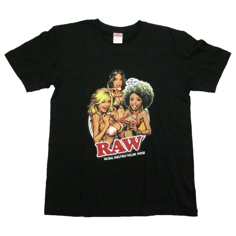 RAWガールズ Tシャツ ブラック 黒