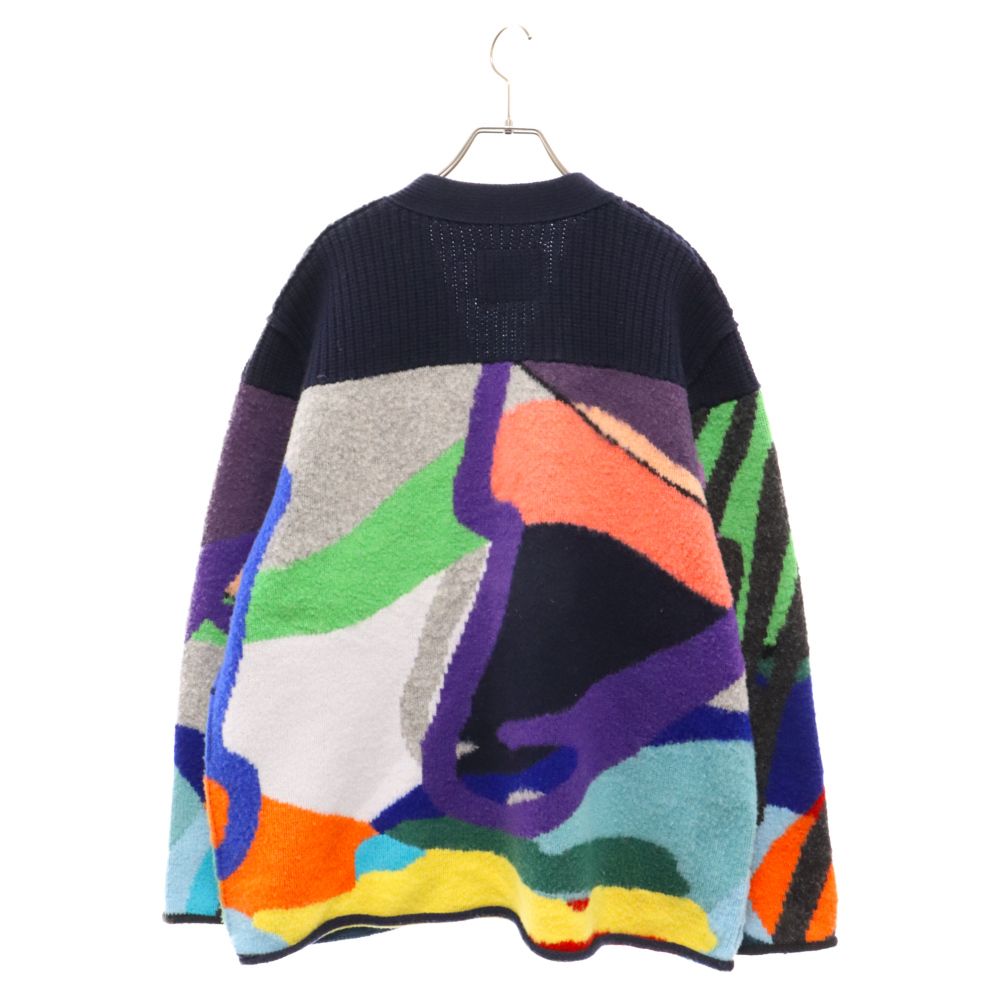 Sacai (サカイ) 21AW×KAWS Jaqcuard Knit Cardigan カウズ ジャガード 