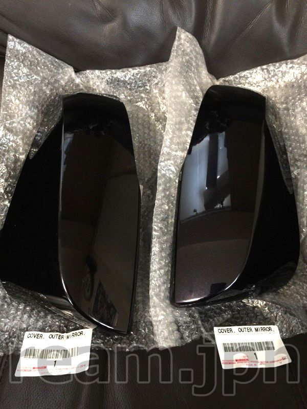 トヨタ純正 30系 アルファード ヴェルファイア ドアミラー カバー 黒 ブラック サイドミラー 30 35 AGH AYH GGH Alphard Vellfire JDM