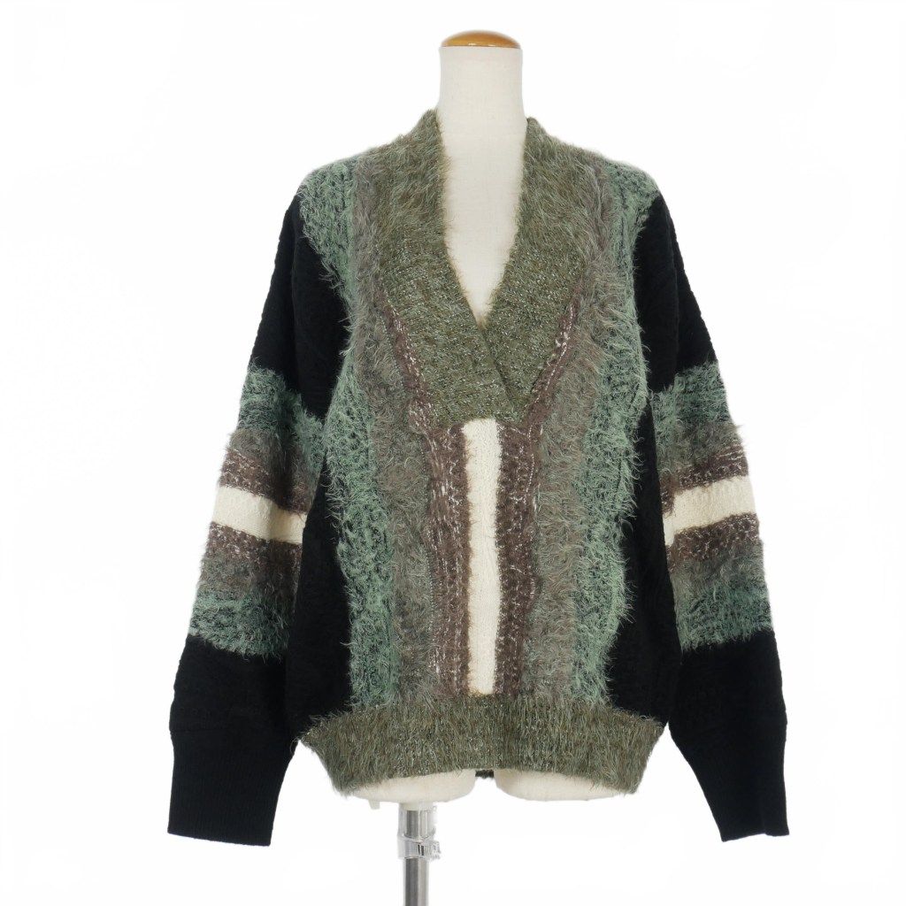 PERVERZE グラデーションカーディガン PERVERZE グラデーションニットカーディガン