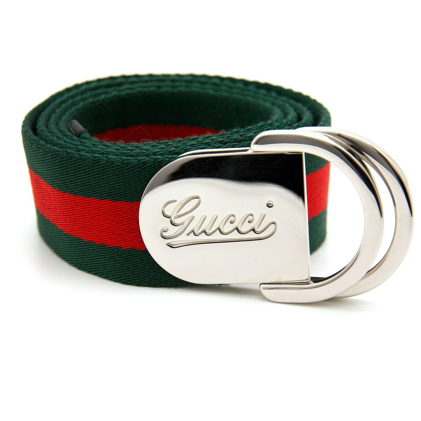 中古美品】グッチ GUCCI ベルト シェリーライン 189812 グリーン 