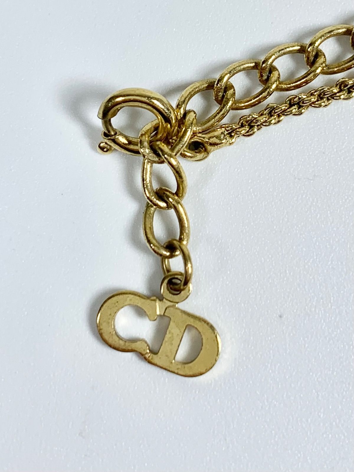 ★美品★ Dior ディオール CD ロゴ ネックレス イヤリング セット ディオール Dior ネックレス イヤリング セット 保証書付