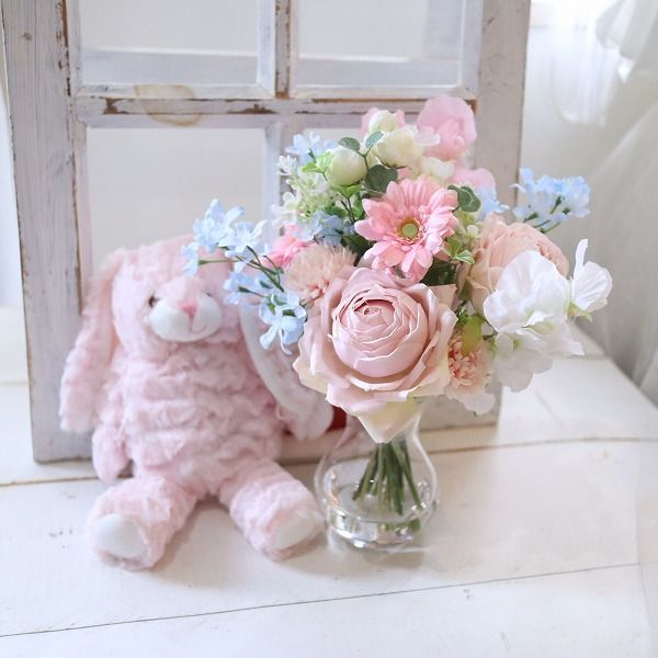 秋色 秋桜 胡蝶蘭 マジカルウォーター アンティーク 枯れずに飾れる 