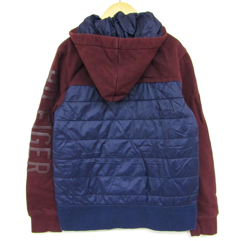 トミーヒルフィガー ナイロンジャケット パーカー アウター キッズ 男の子用 S/P(6-7)サイズ ネイビー TOMMY HILFIGER 【中古】  - メルカリ