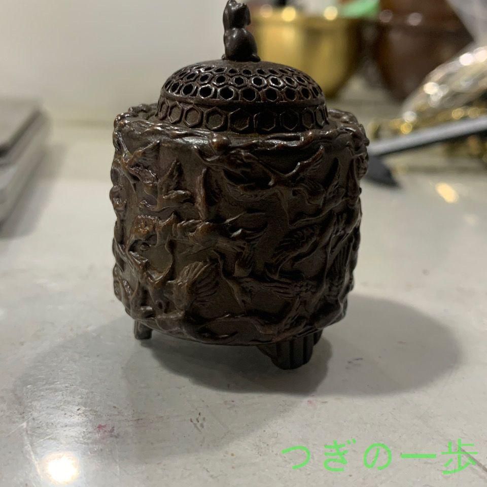 銅器 千鶴香炉 茶道具 香道具 蓋置 工芸品 美術品 置物 銅器 千鶴香炉 茶道具 香道具 蓋置 工芸品 美術品 置物 千鶴香炉 茶道具