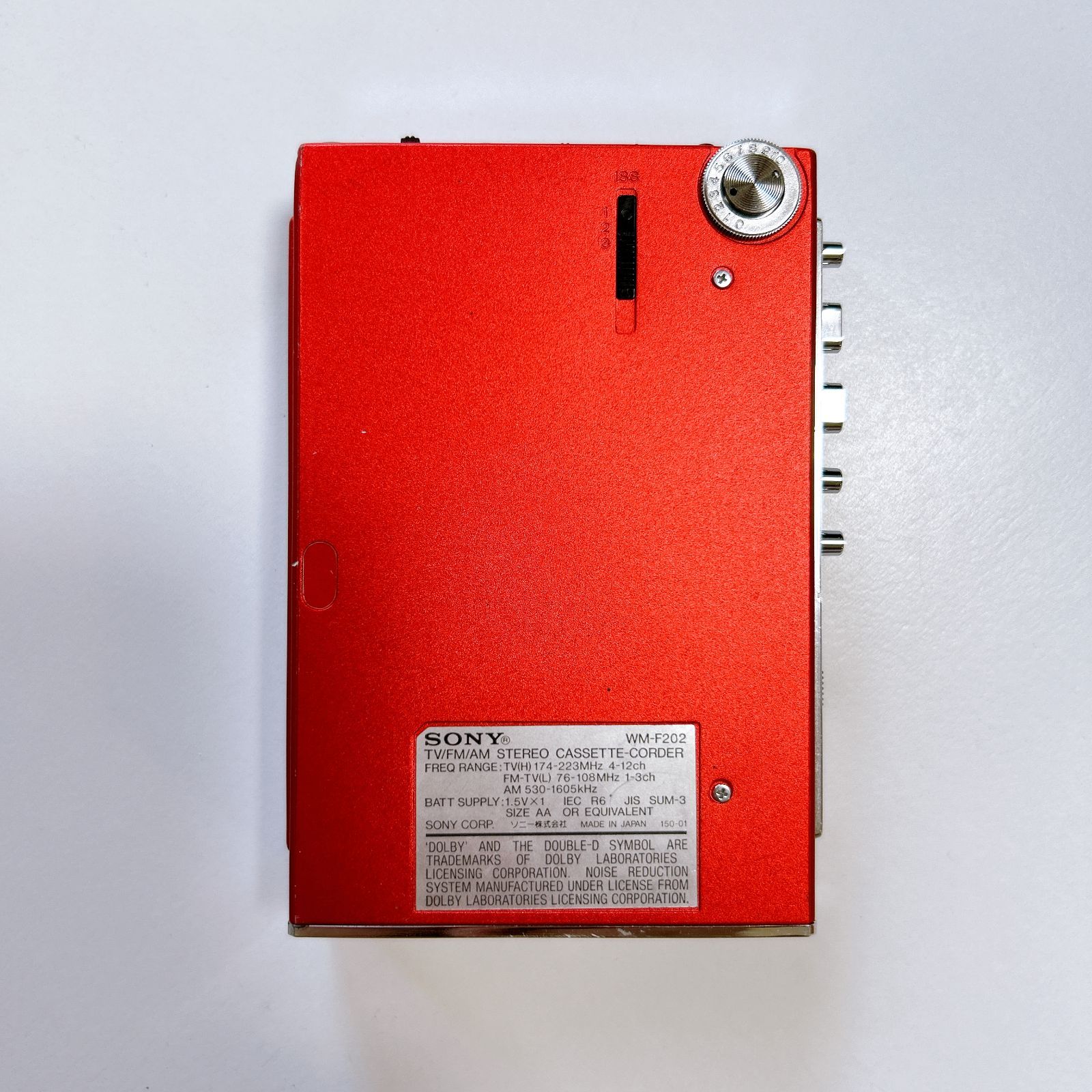 SONY WALKMAN WM-F202 カセットプレーヤー 赤 【公式通販】