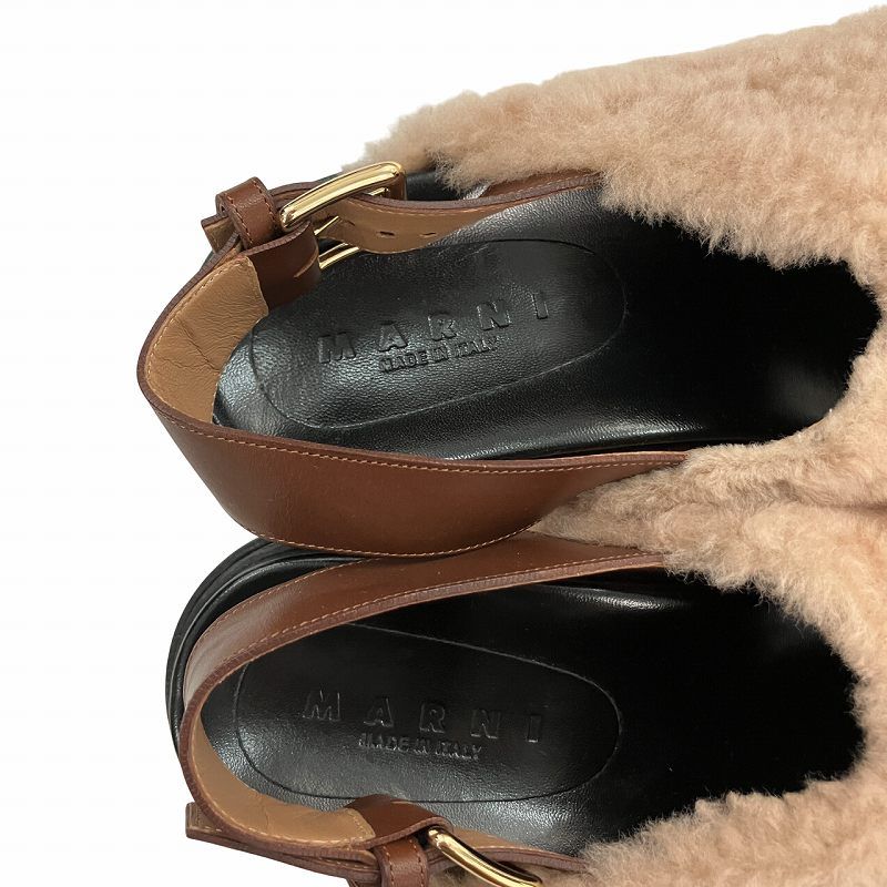 マルニ MARNI FUSSBETT フスベット クロスフェイクファー