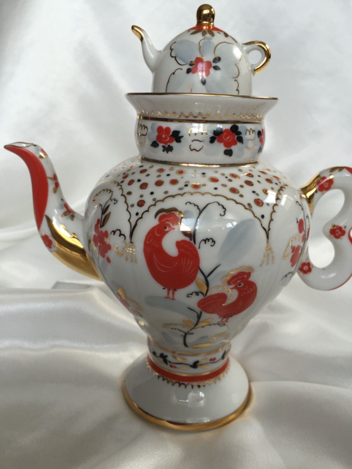 ロモノーソフ LOMONOSOV コバルトネット ポット クリーマー セット