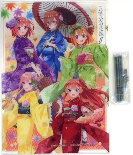 中古】アクリルスタンド・アクリルパネル 集合 着物ガール アクリル