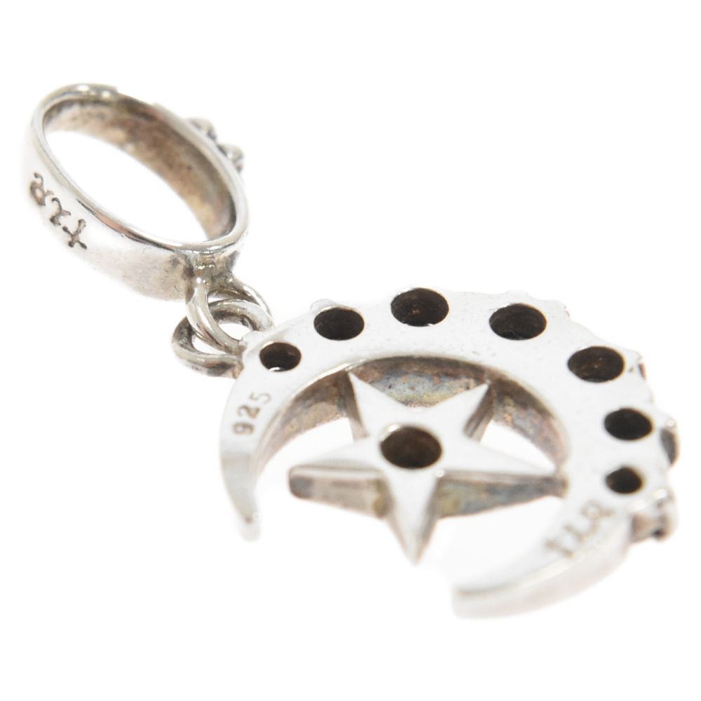 ローリーロドキン　ミディアム　クレセントムーン／スター　ペンダント MEDIUM CRESCENT MOON / STAR PENDANT Silver / Zirconia
