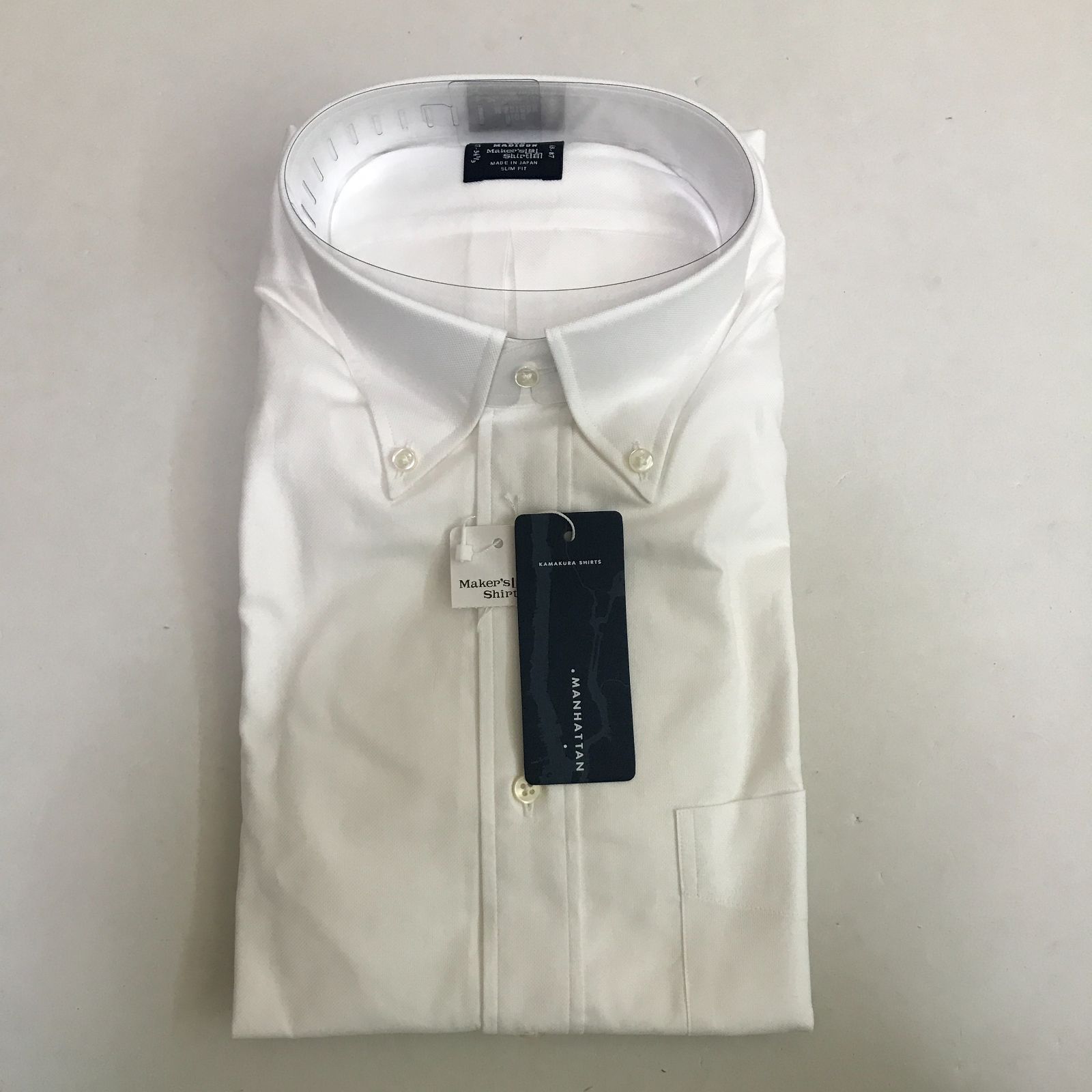Maker'sShirt 鎌倉シャツ 長袖シャツ 白 訳あり 43-87 - メルカリ Maker'sShirt 鎌倉シャツ 長袖シャツ 白 訳あり 43-87 - メルカリ