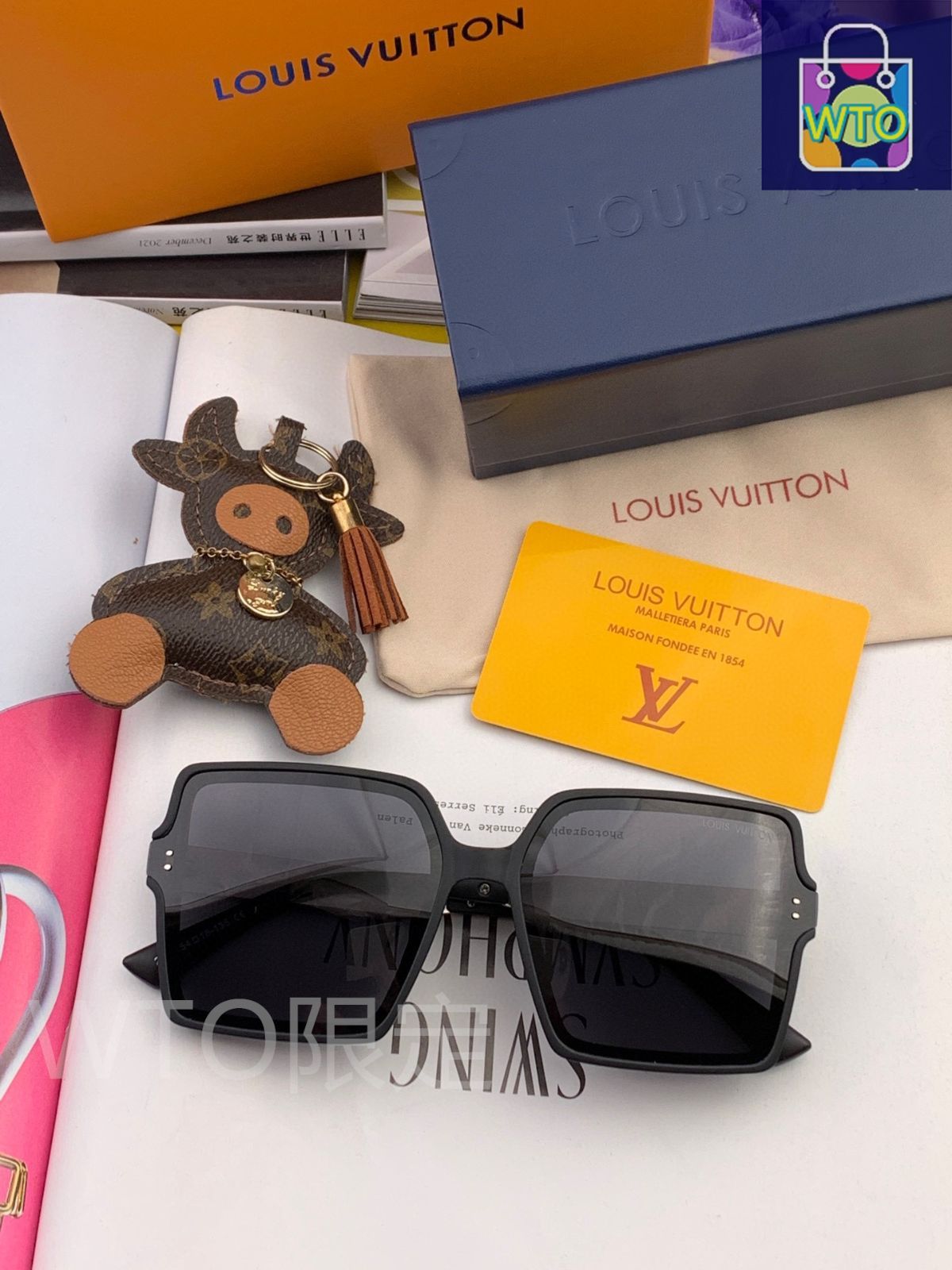 Louis Vuitton 今日限定特価！】LV 大フレーム サングラス