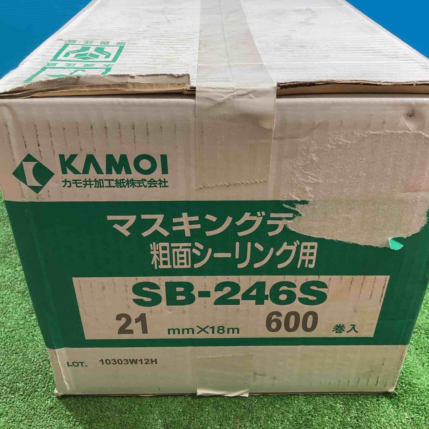 カモ井 KAMOI マスキングテープ 粗面シーリング用 SB-246S 21mm カモ井 KAMOI マスキングテープ 粗面シーリング用 SB-246S 21mm
