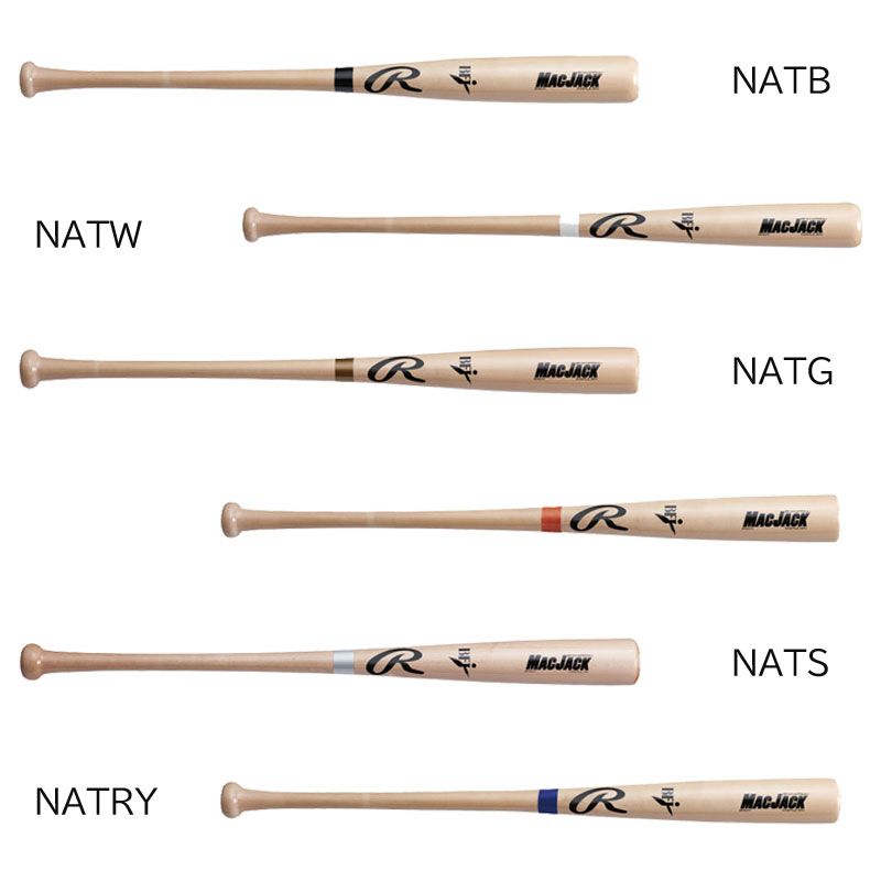ローリングス Rawlings 硬式 MAC JACK ハードメイプル 中国製 野球 硬式用 バット 木製 24AW BHW4FRMJ 85cm