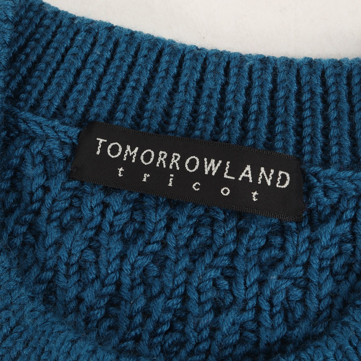 TOMORROWLAND トゥモローランド ニット サイズ:M ケーブル編み ミドル 