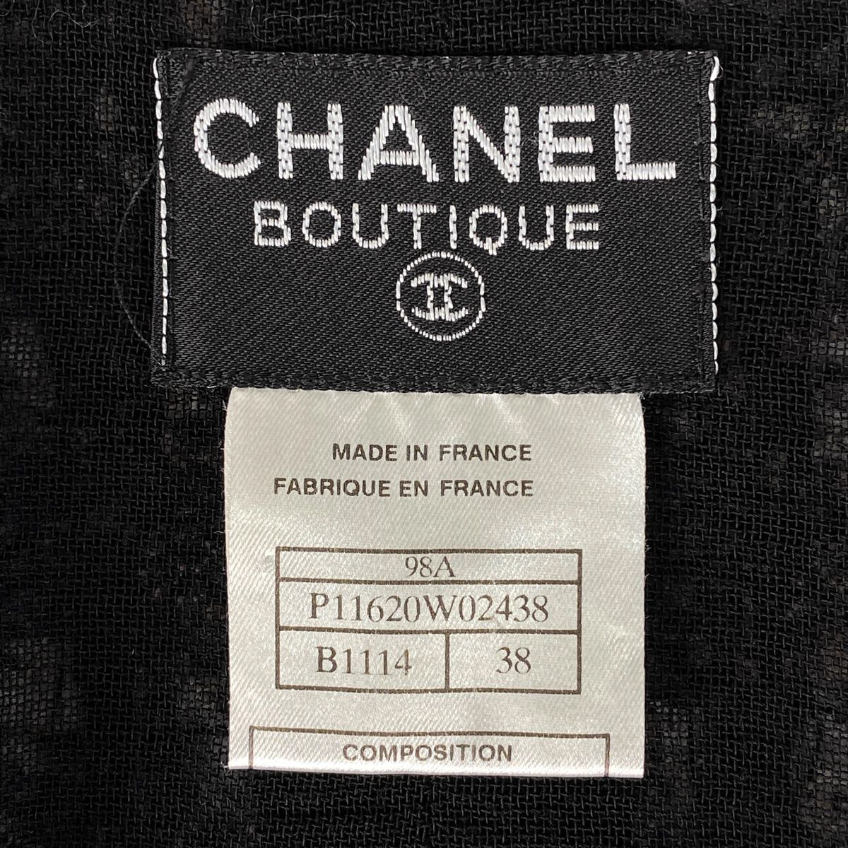 シャネル CHANEL ツイード ロング コート 切り替え 98A アウター その他コート ウール ピンク ブラック レディース GULLKHAN_COM