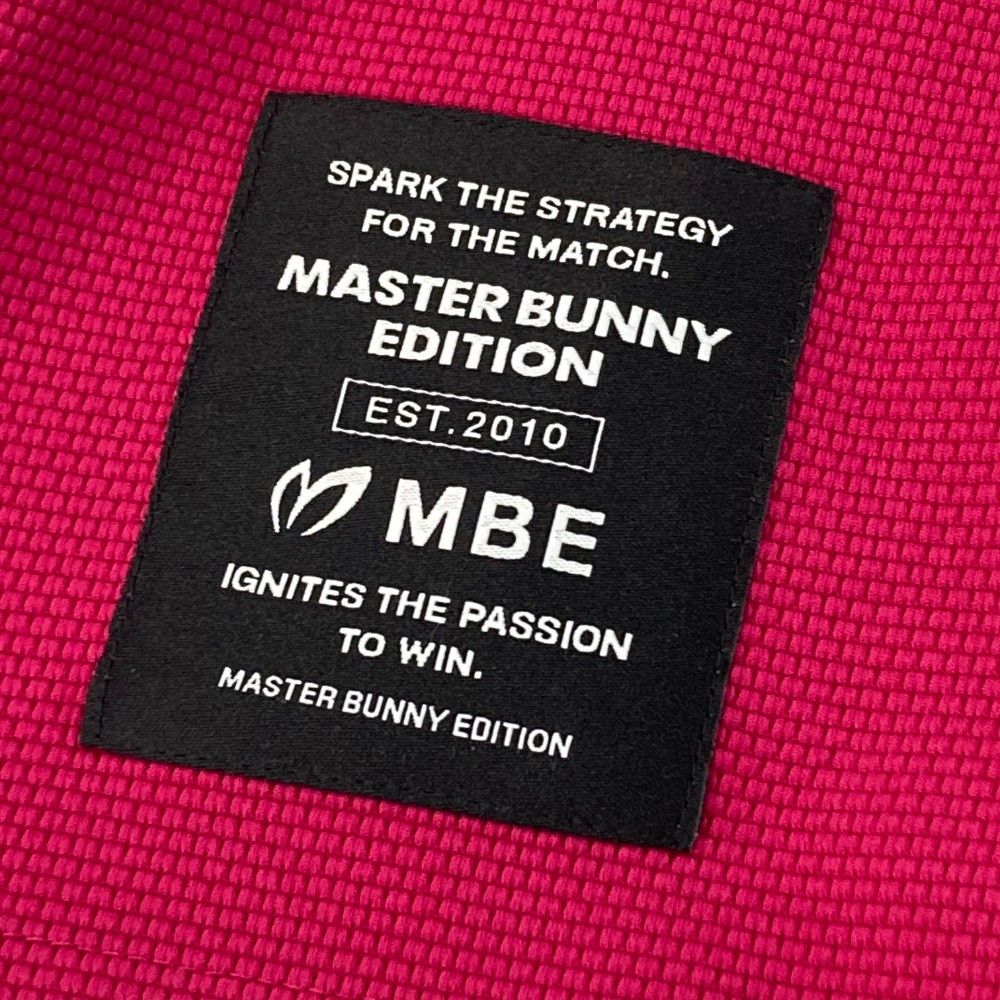 サイズ：0 MASTER BUNNY EDITION マスターバニーエディション 2024年モデル タートルネック 半袖Tシャツ  ピンク系 [240101428652] ゴルフウェア レディース ストスト サイズ：0 MASTER BUNNY EDITION マスターバニーエディション