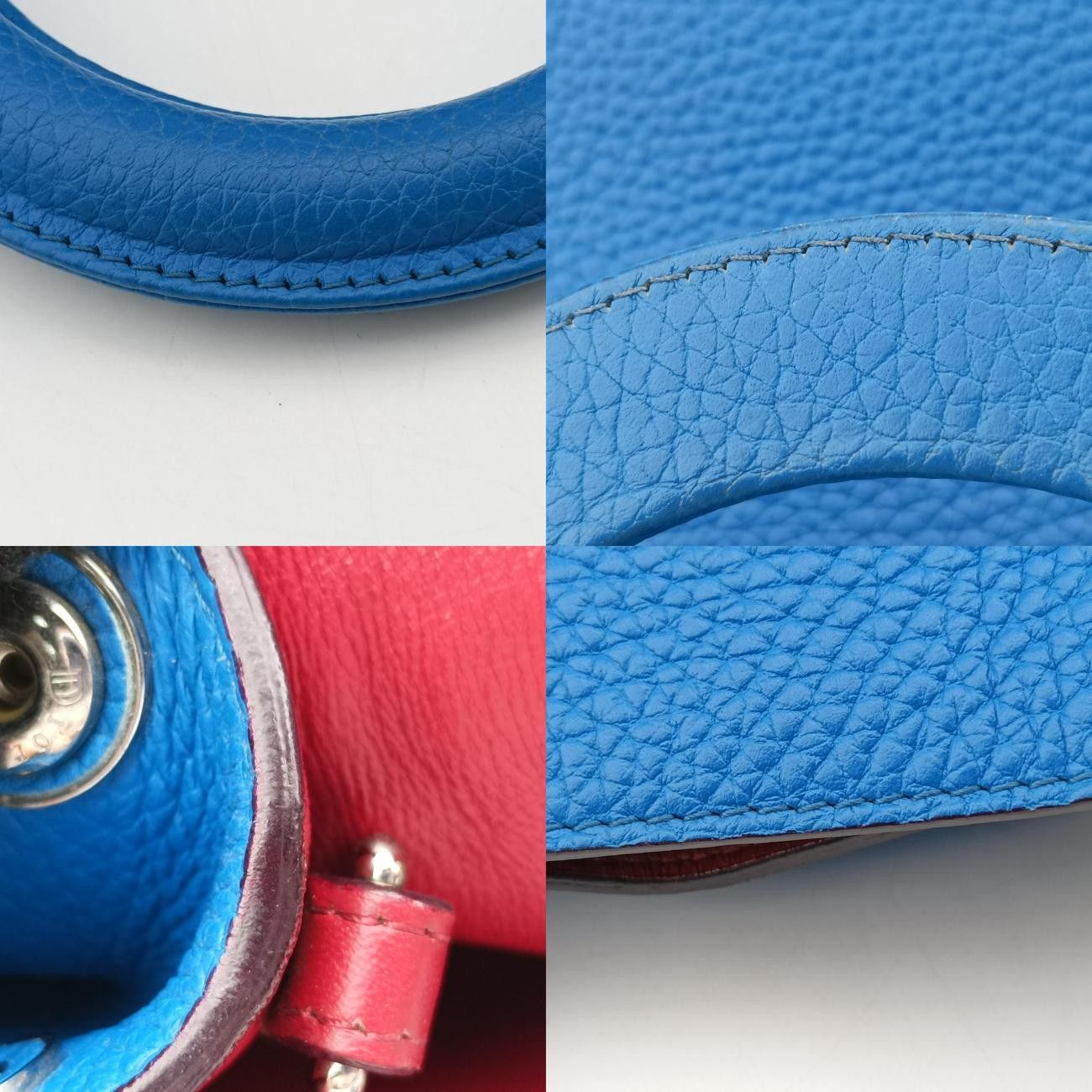 クリスチャンディオールChristian Diorディオリッシモブルーレザー29-MA-0195