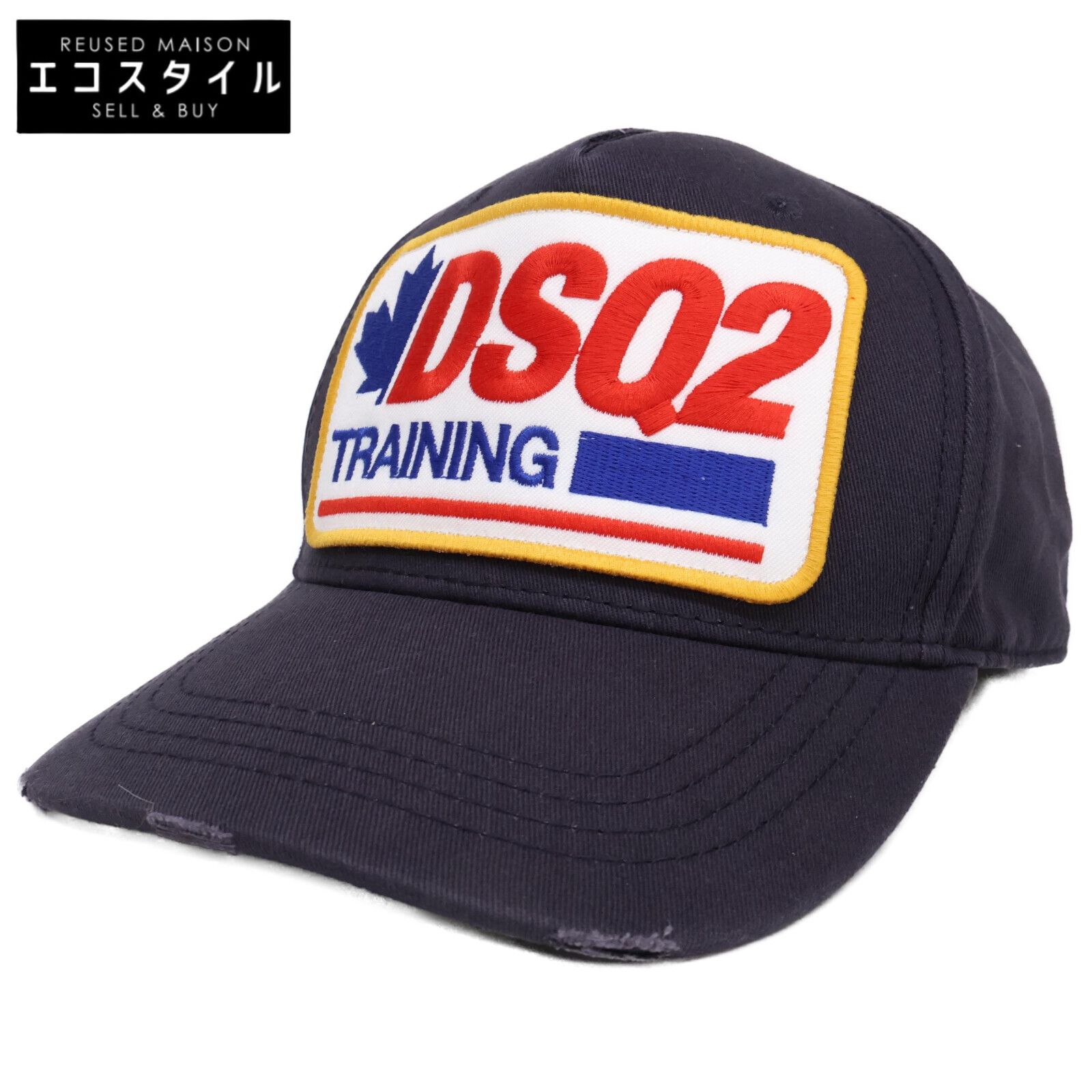 DSQUARED2 ディースクエアード W15BC0015 08C 3073JP TRAININGワッペン ベースボールキャップ