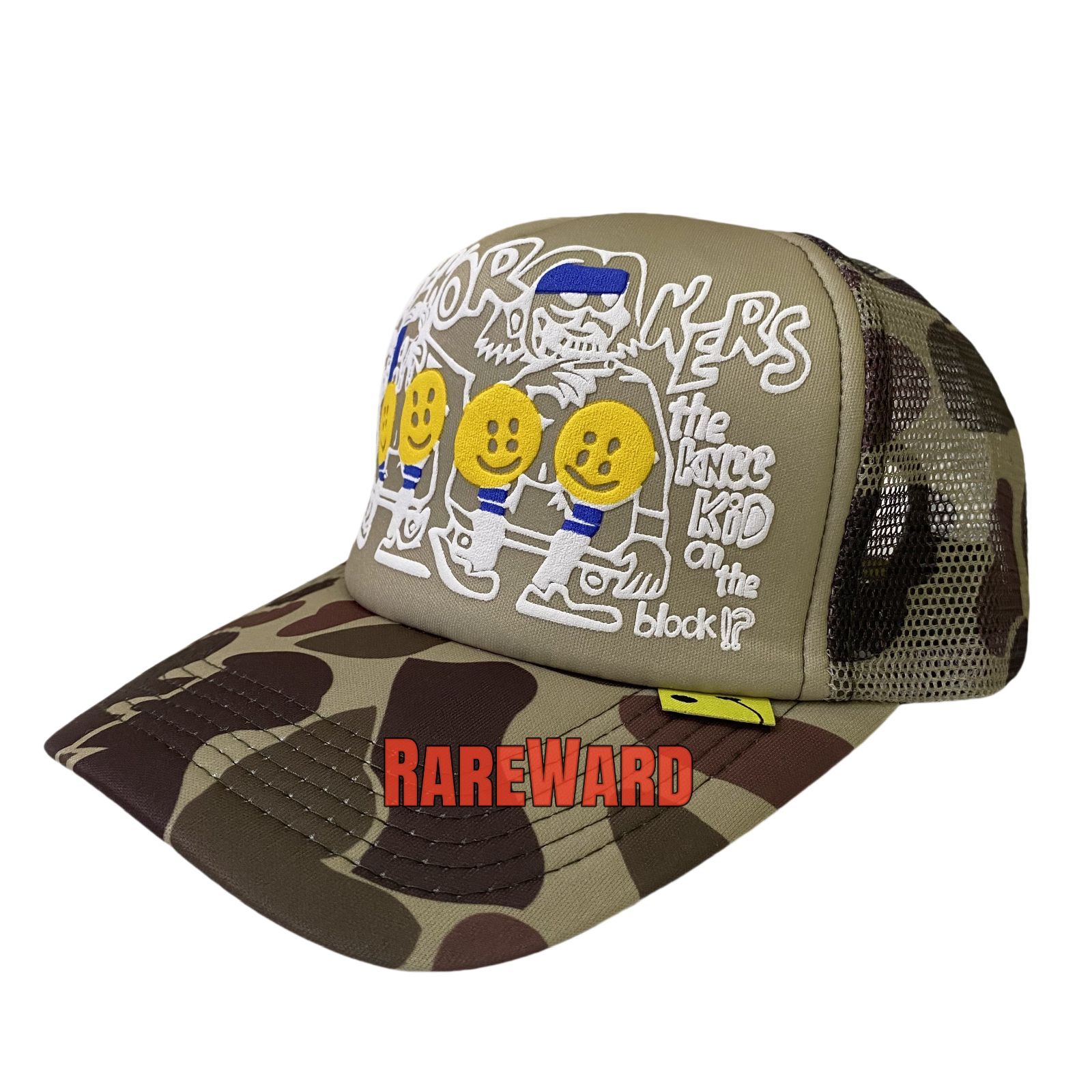 KAPITAL キャピタル knee Kid on the block 迷彩 トラックCAP