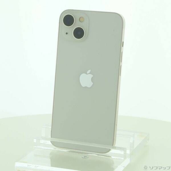 〔 品〕 iPhone13 128GB スターライト MLND3J A SIMフリー 196