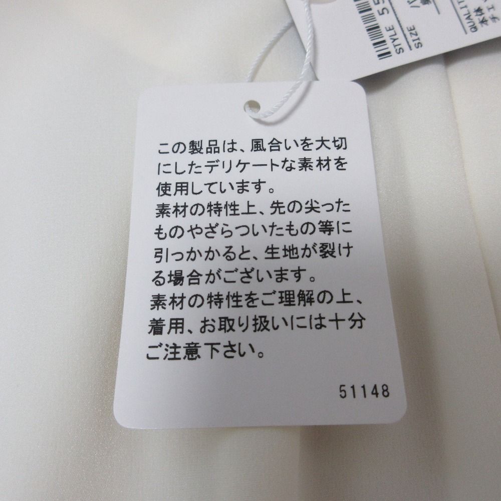 未使用 23SS BLUE LABEL CRESTBRIDGE ブルーレーベルクレストブリッジ ソフトデシン シアー ブラウス シャツ 36 アイボリー レディース 古着 中古 未使用 23SS BLUE LABEL CRESTBRIDGE ブルーレーベルクレスト