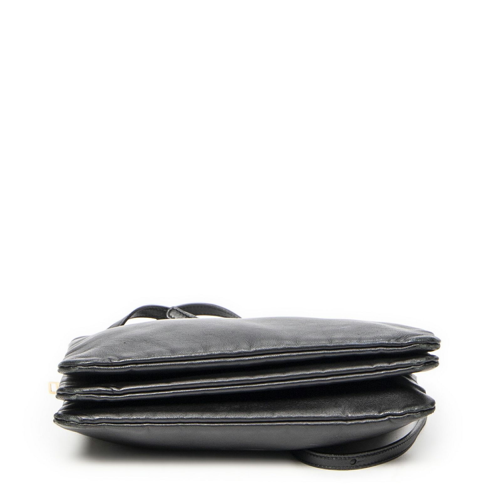 クロスボディ黒カーフスキンレザーAB