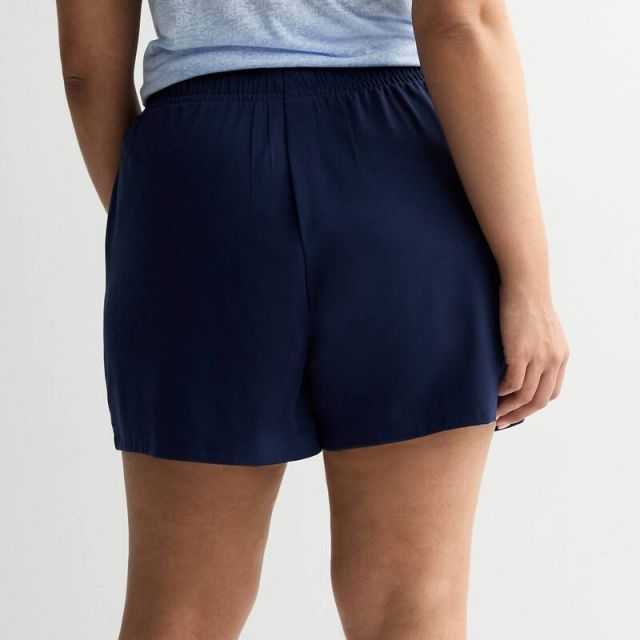【送料無料】 Tek Gear レディース ハーフパンツ・ショーツ ボトムス Plus Size Tek Gear Essential Soft Relax Shorts Mineral Black